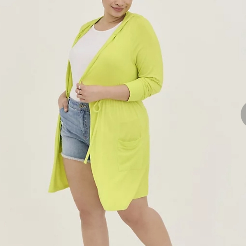 🆕️💚LIME GREEN/YELLOW ANORAK - SUPER SOFT💚